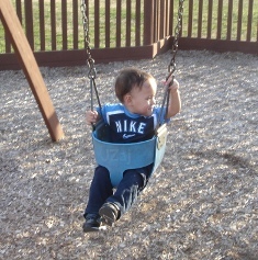 March 07. 2009 - I had fun on a swing.